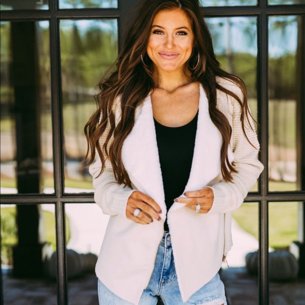 NWT Zip up sweater jacket